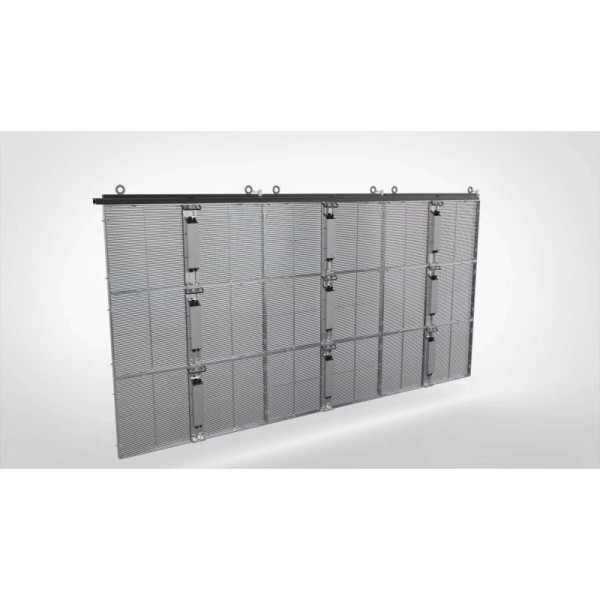 Wafer Chip Transparent LED Panel , High Visibility Transparent LED Screen transparent led screen display