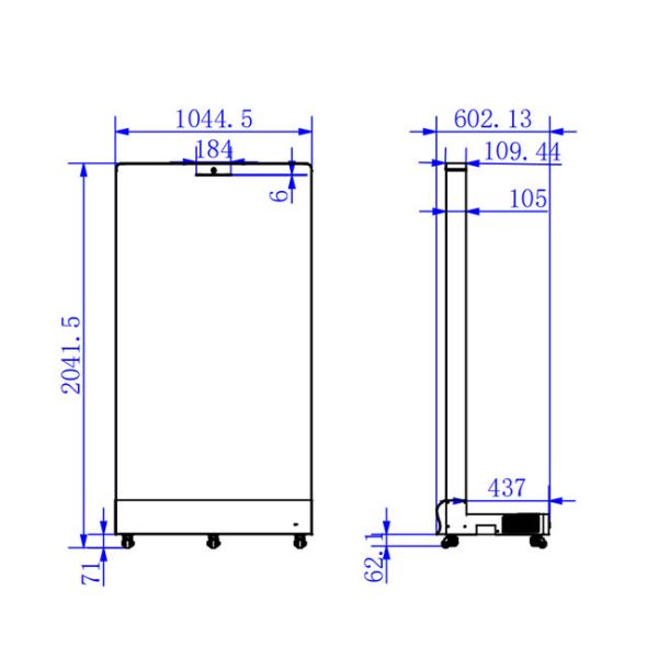 77 Inch Standing Floor Touch Screen OLED Transparent Display Unit for Large Exhibition and Brand Showcase