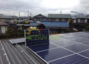 China 1200mm~5500mm Flat Roof Solar Racking Anodizing 12um wholesale