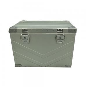 China Silver Powder Coated 4x4 Off Road Vehicle Aluminum Alloy Truck Bed Tool Storage Box with Drawers Camping Folding Box wholesale
