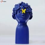 Colorful 3m High 3D Cartoon Resin Fiberglass Sculpture For Event Exhibition Easy