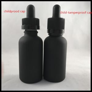 30ml Black Matt Glass Dropper Bottles Essential Oild Glass Dropper Bottle