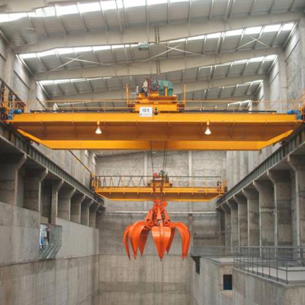 Double Girder Overhead Travelling Crane , Driver Room 25 Ton Electric Bridge