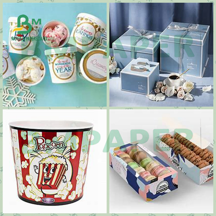 FDA Certified Eco - Friendly Coated Container Board For Food Packaging Box