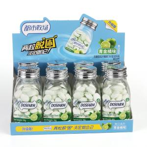China 38 Grams Healthy Hard Candy Without Sugar Fruit Flavor Packed In Bottle wholesale
