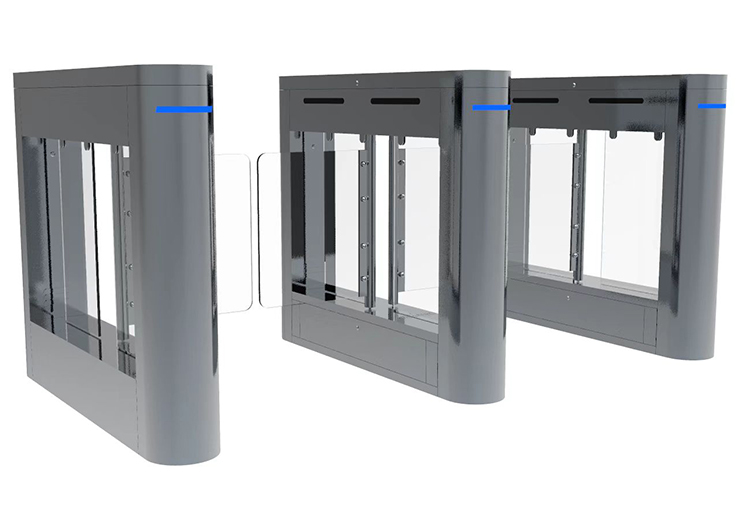 High Traffic Areas Fully Automatic Revolving Pedestrian Access Control Turnstile