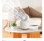 5V Hot Humidifying Spray Fan USB Desktop Charging Small Fan Folding Portable