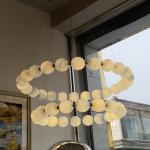 Customized Living Room Chandelier Restaurant Hotel Lobby Pearl Necklace