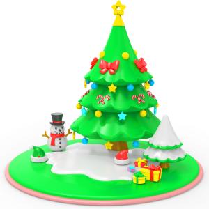 China Children'S Puzzle Toys Are Non-Toxic And Odorless Baby DIY Tree Snowman Creative Sensory Stacking Toys wholesale