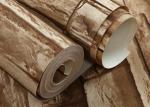 Removable PVC 3D Brick Effect Wallpaper / Brick Effect Wall Coverings ,