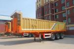 60T Rear Dump Trailer 3 Axle Hydraulic Cylinder Ending Tipper Semi-Trailer with