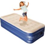Electric Inflation air mattress hot selling Blow Up Air Bed Soft Plush Flocking