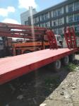 Heavy Duty Used Construction Machinery HOWO Truck Tractor With Flatbed Trailer