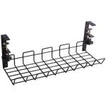 Non-folding Rack Cable Cord Organizer for Under Desk Wire Management in Living
