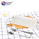 Customized Disposable plastic cornstarch compostable meat trays/food tray/fruit