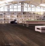 152.4*914.4mm PVC Floor Covering Thickness 2.0mm Wear Layer 0.1mm