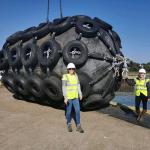 Berth Dock 50kPa Floating Pneumatic Fenders For Ships ISO17357 PIANC2002