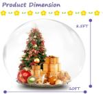 10FT Inflatable Snow Globe 0.5mm PVC Christmas Decorations Giant Transparent