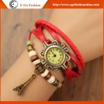Effiel Tower Pendant Watches Woman Girls Female Watch Quartz Analog Watch Retro