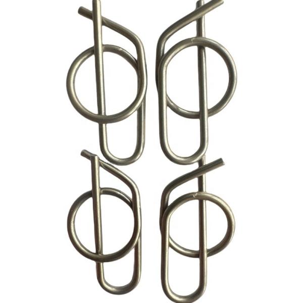 Universal Silver Stainless Steel Rue Clip Zinc 1/2" Clevis Pin for Jacobs Ladder