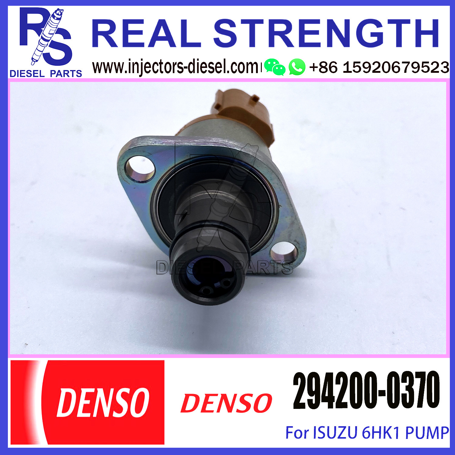 294200-0370 Fuel Suction Control Valve SCV Fuel Pressure Regulator For Isuzu
