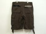 short, mens short in 100% cotton, fishing short, casual short, chocolate color,