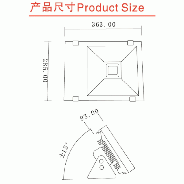 High Quality Waterproof IP65 60W LED Tunnel Light