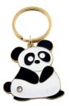 Panda Element Custom Couple Keychains Couple Key Ring Metal Cartoon