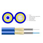 Zip Duplex G657A2 9/125 Um Armored Fiber Optic Cable Single Mode LSZH Flat