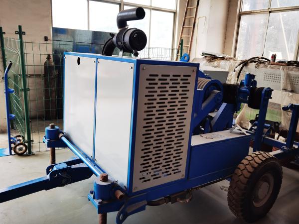 Transmission Line Equipment 120KN Hydraulic Puller 129kw(172hp) Desiel Engine