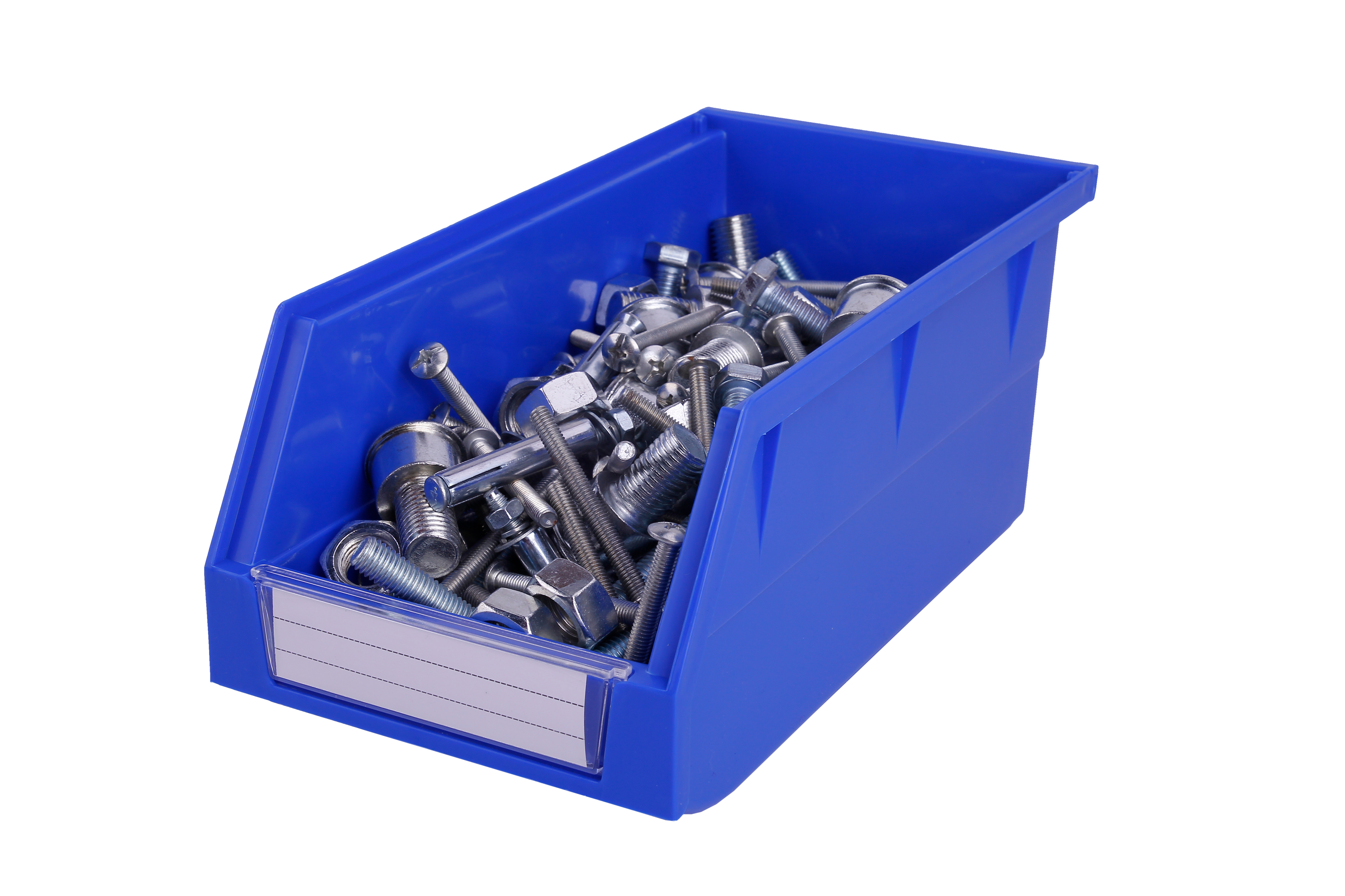 Plastic Storage Organizer Box Customized Color Hanging Bins for Shelf Picking Bins