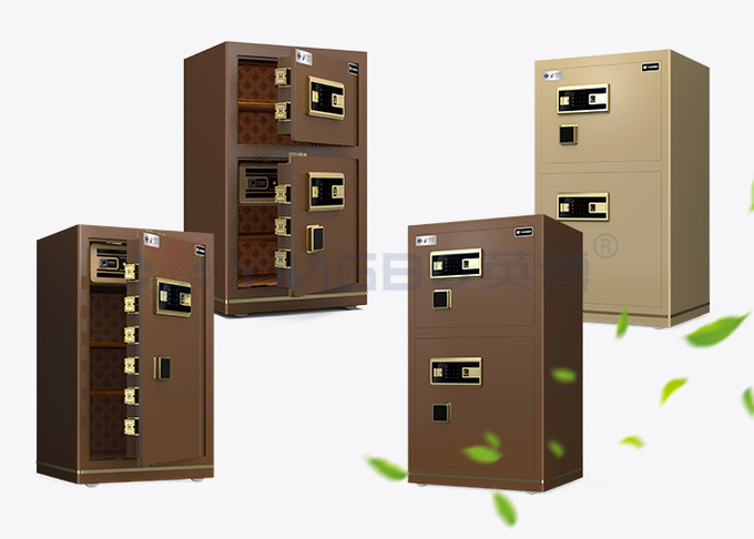 Coffee Solid Steel Luxury Smart cash locker for office Security YB/N7-100D