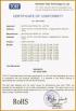 Batitan Electronic Co., Ltd Certifications