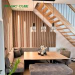 Lightweight MDF Polyester Fiber Wood Slat Wall Panels For Acoustic Control