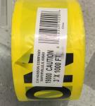 YelloRed DANGER Tape Caution Tape Roll 3-Inch Non-Adhesive Sharp Red Color