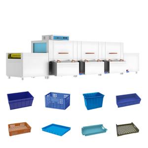 China CE Multiscene Plastic Pallet Washing Machine , Anti Corrosion Plastic Crate Washer wholesale