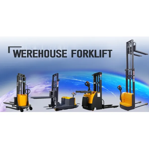 Electric Pallet Stacker with 24V Battery 1070mm Fork Length and 550/680mm Fork Width for Efficient Material Handling