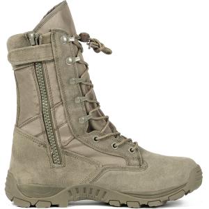 China Non-slip Rubber Sole Combat Boots Oxford Cloth Material For Security Work In Green wholesale