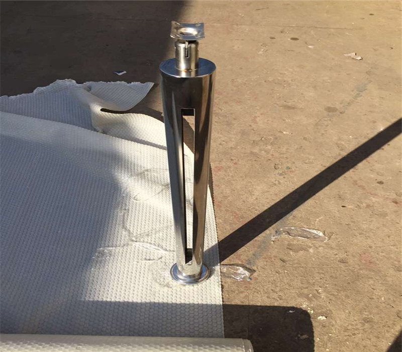 Height 1050mm AISI316 stain finish stainless steel balustrade post