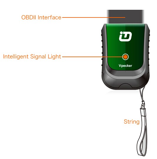 Wireless Vpecker Easydiag Full OBDII Diagnostic Tool With Oil Reset Function Support W10 System