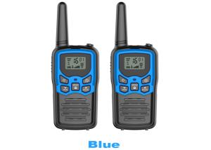 China VOX Hands Free Rechargeable Walkie Talkies Friendly Material Blue / Black Color wholesale