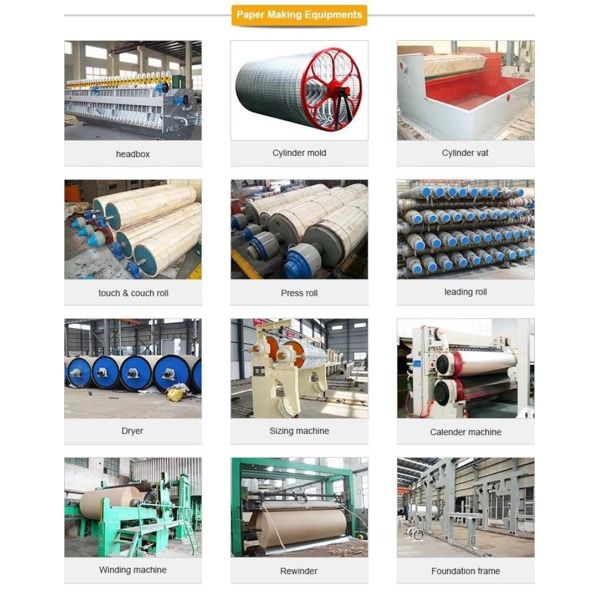 800TPD Corrugated Paper Making Machine 1092mm High Performance