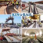 EN Standard R260 49E5 Steel Rail for Railway Construction