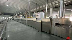 China PLC Control 1000kg/h Mufffin Automatic Cake Production Line wholesale