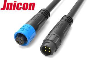 China Jnicon Bayonet Waterproof LED Connectors , 4 Pin Male Female AC Cable Connectors wholesale