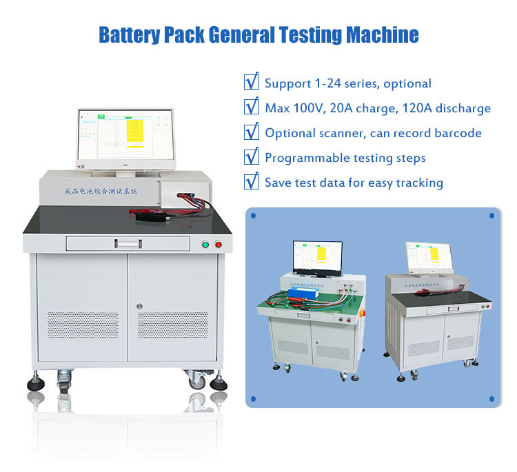 XWELL Lithium Ion Cell Tester , Lithium Battery Discharge Tester