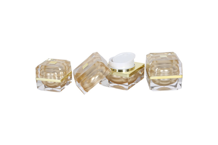 120ml Acrylic Serum Bottle Face Cream Jar Cosmetic Packaging Set