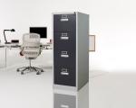 Iron 4 Drawer Letter Vertical Metal File Cabinet For Office