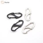 Double Sided S Carabiner Clips Metal Accessories Slide Lock Snap Hooks