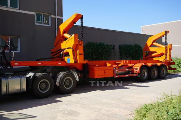 Quality TITAN VEHICLE 40ft container side loader trailer for sale for sale